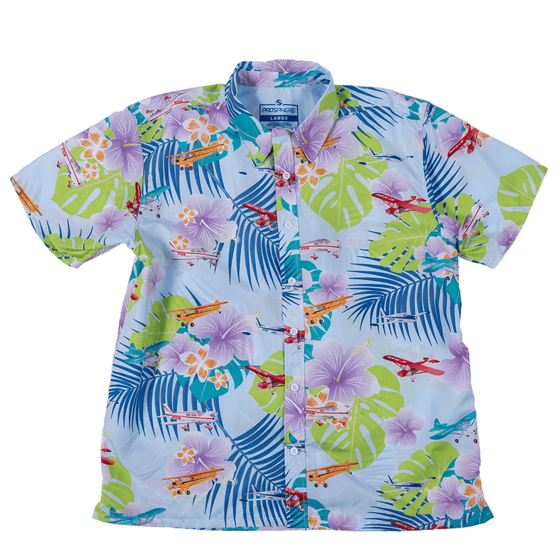 Vintage Aircraft Association Piper Hawaiian Shirt