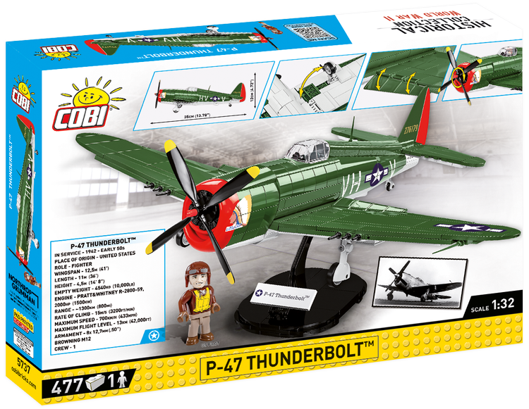 COBI Historical Collection World War II P-47 Thunderbolt