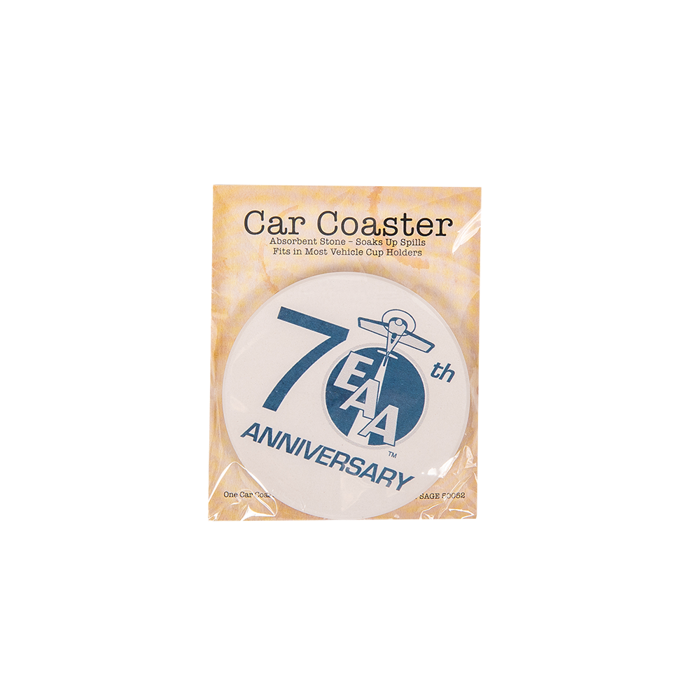 EAA 70th Anniversary Car Coaster Shop EAA Merchandise