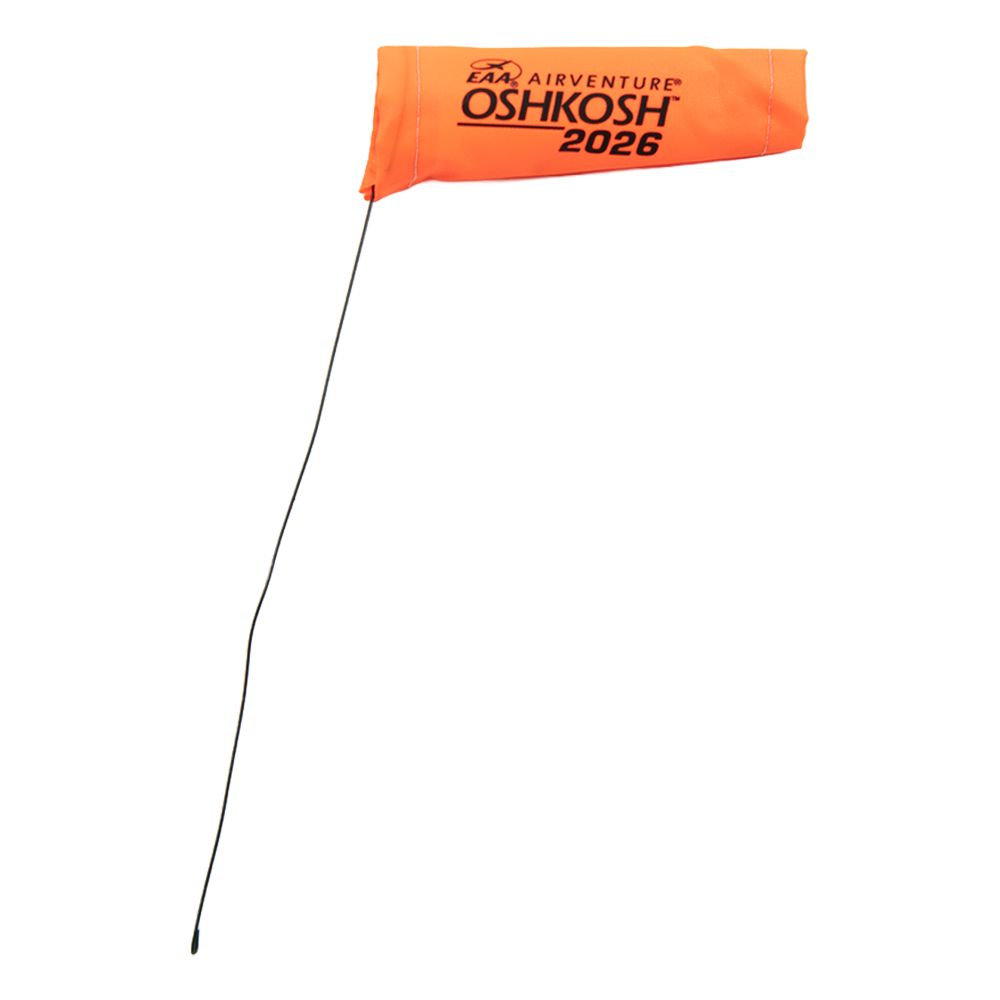 EAA AirVenture Oshkosh 2026 Mini Windsock – Shop EAA Merchandise