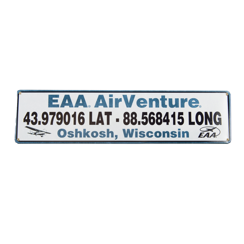 EAA AirVenture Oshkosh Coordinates, 5"x20"