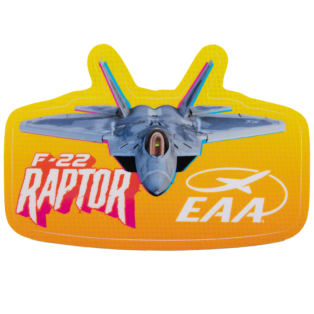 EAA F-22 Raptor Decal – Shop EAA Merchandise
