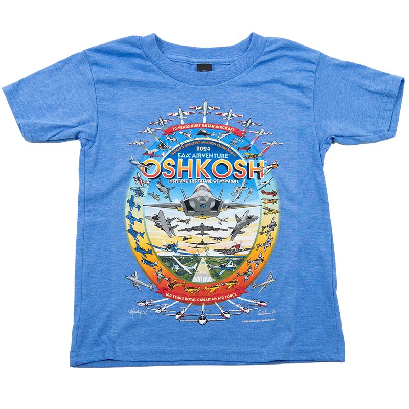 EAA Youth AirVenture Oshkosh 2024 Event T-Shirt
