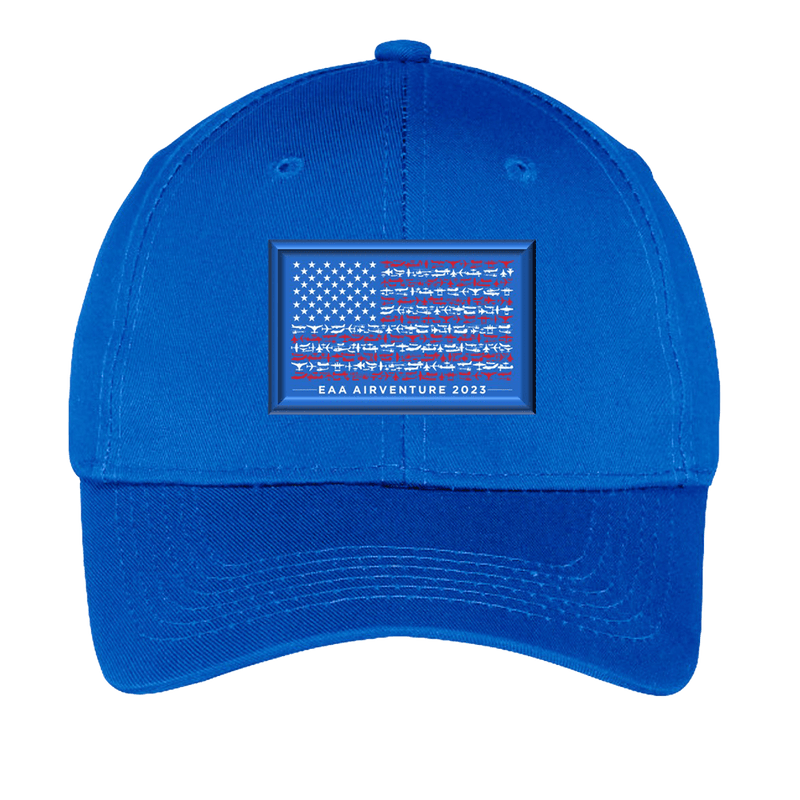 EAA AirVenture 2023 American Flag Youth Hat and T-Shirt