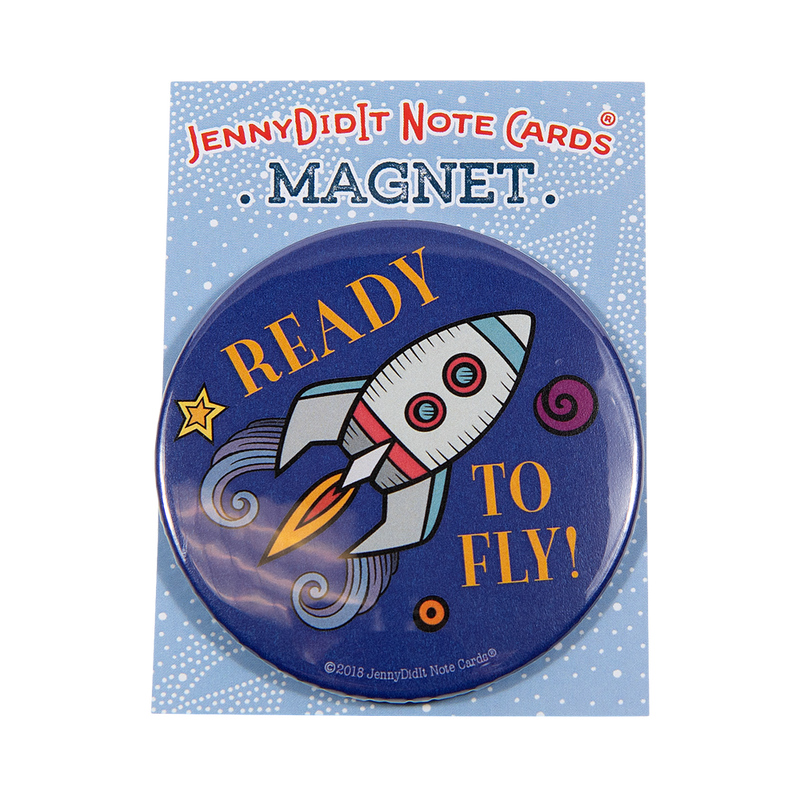 Ready To Fly! Rocket Magnet