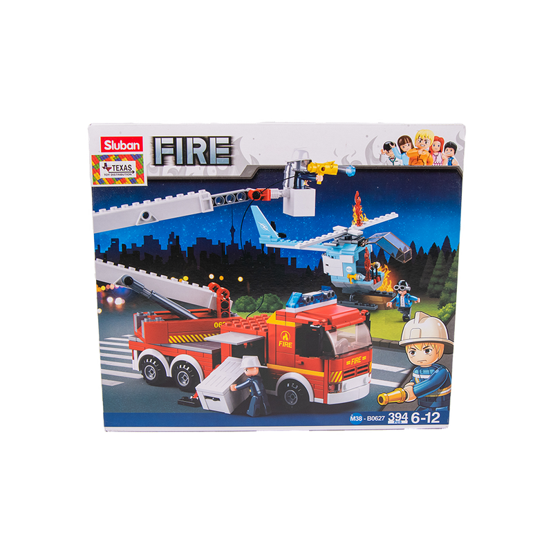Sluban Fire Truck & Helicopter
