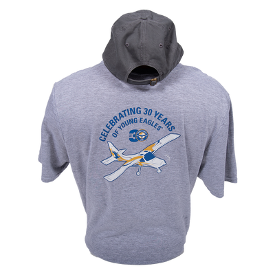EAA Young Eagles 30th Anniversary Hat & T-shirt Set