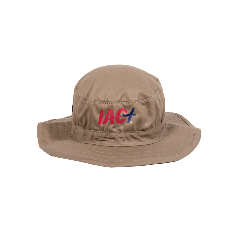 IAC Khaki Bucket Hat with IAC Monogram
