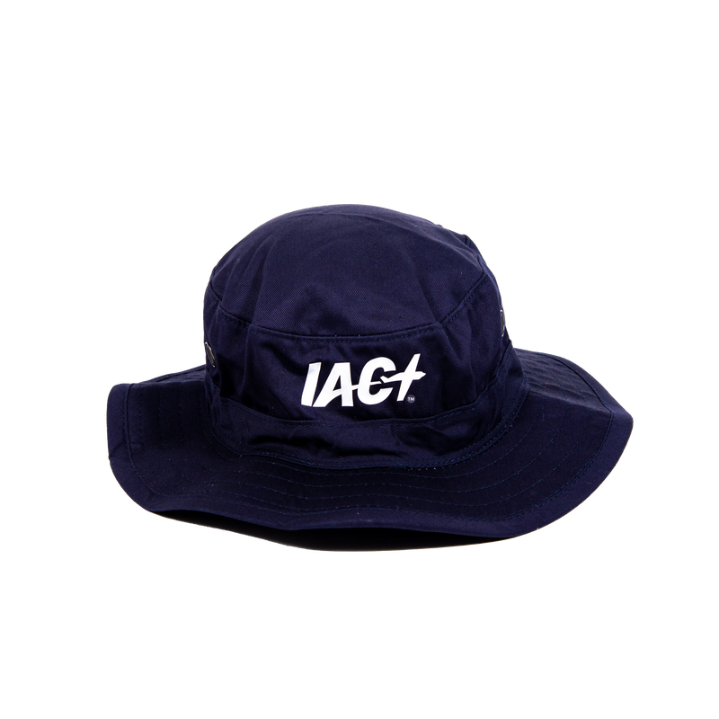 IAC Navy Bucket Hat with IAC Monogram