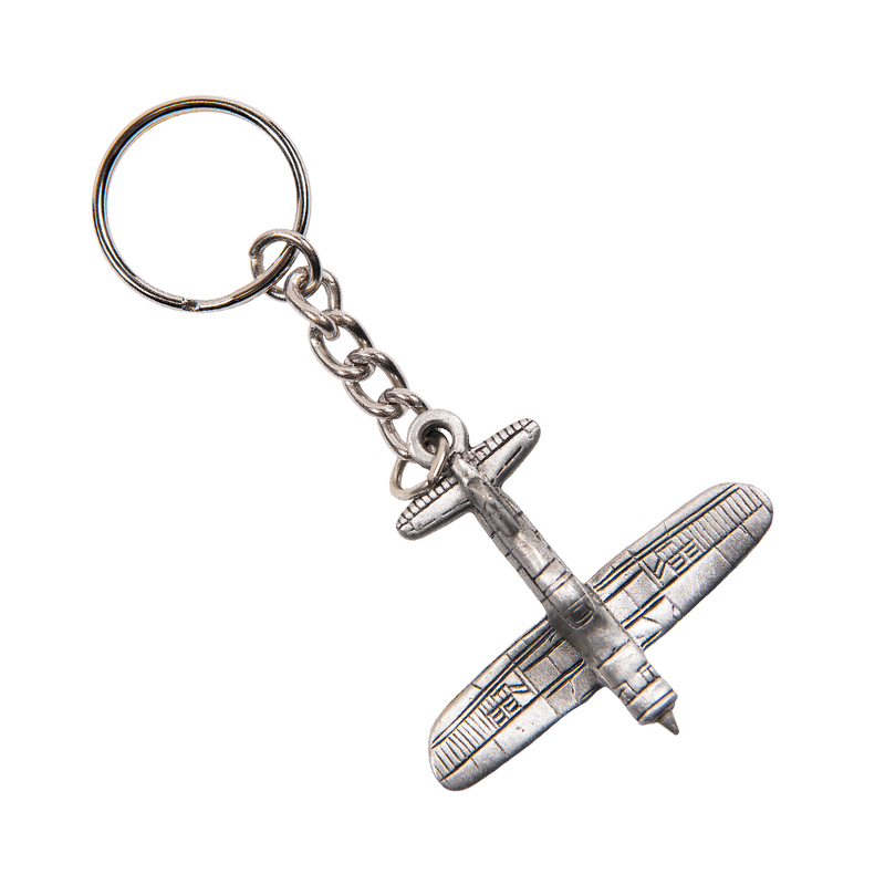 F4U Corsair Pewter Keychain