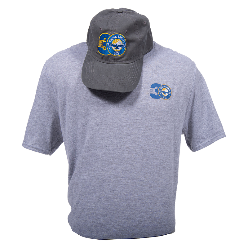 EAA Young Eagles 30th Anniversary Hat & T-shirt Set