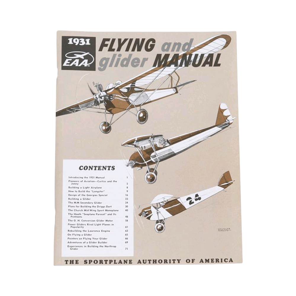 1931 EAA Flying and Glider Manual Shop EAA Merchandise