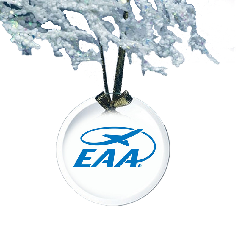 Ornament - Glass with EAA Logo