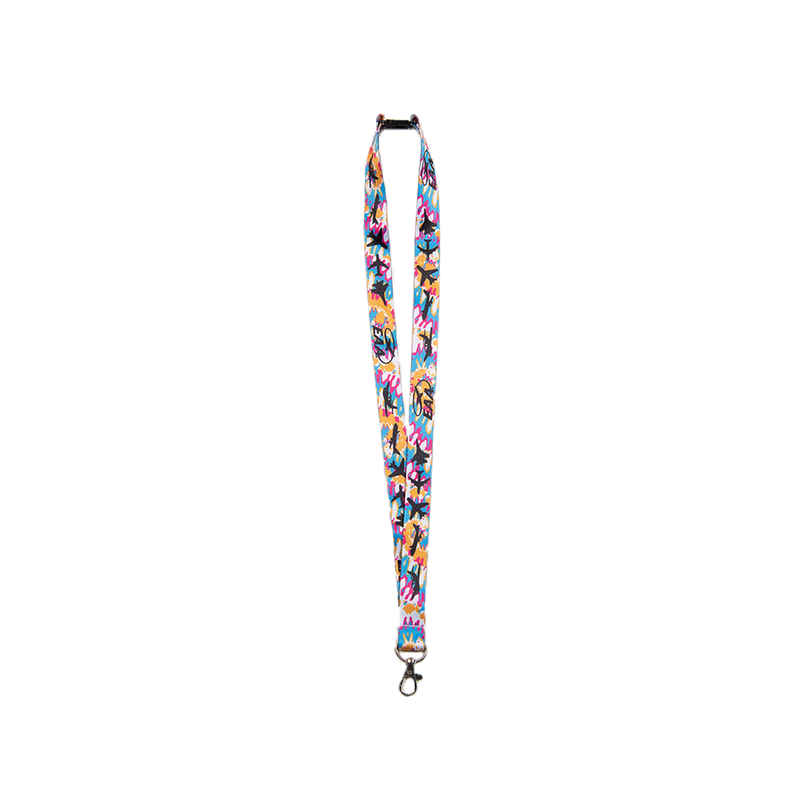 EAA Tie-Dye Airplanes Lanyard