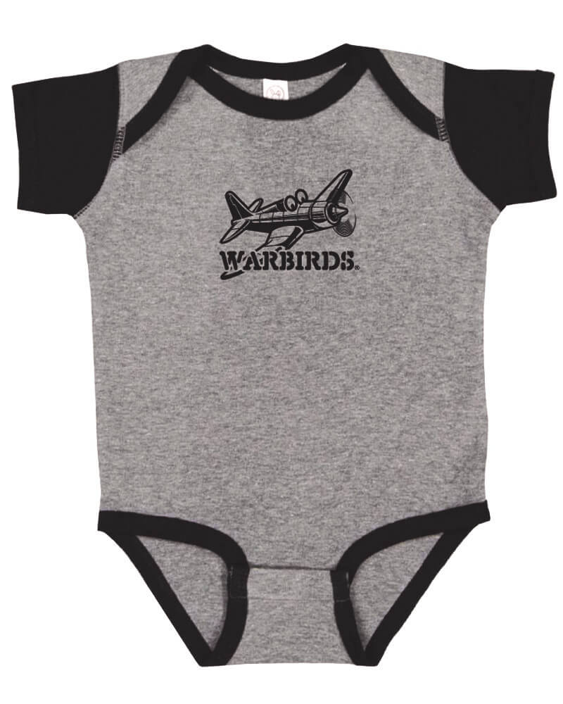 Onsie Two Tone Warbirds Plane with Face-WB