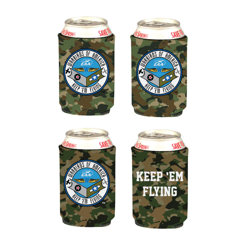 Can Coolie 2-Pack Black & Tan Camo-WB