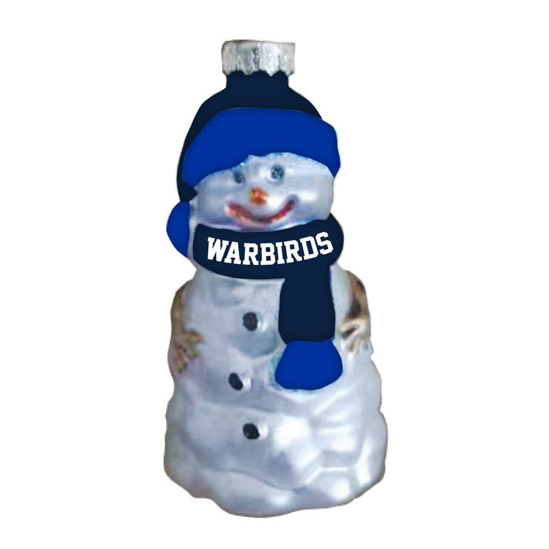Ornament Snowman with Blue Hat & Scarf Warbirds-WB