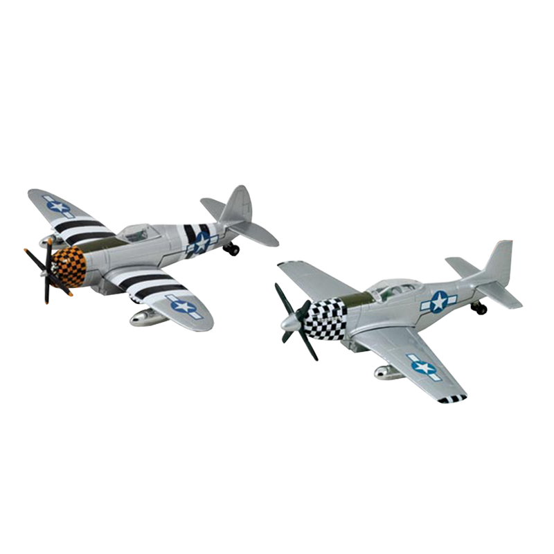 InAir Diecast Pullbacks - P-47 Thunderbolt OR P-51 Mustang