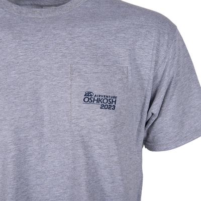 EAA AirVenture Oshkosh 2023 Pocket T-Shirt
