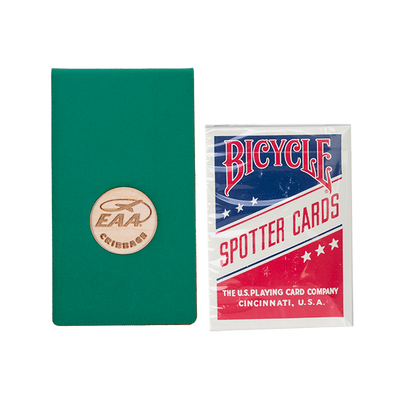 Travel Cribbage Board and Playing Cards Set