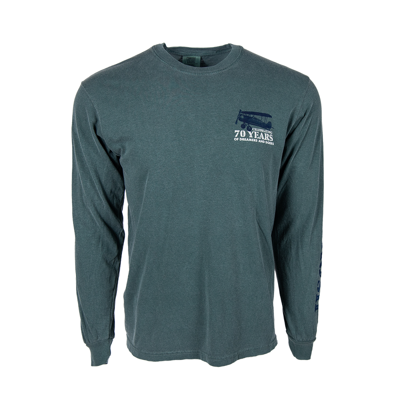 EAA Celebrating 70 Years of Dreamers and Doers Long Sleeve Shirt