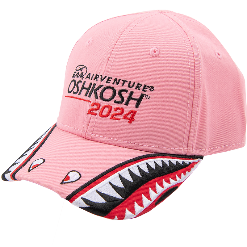 EAA AirVenture 2024 P-40 Warhawk Hat, Pink