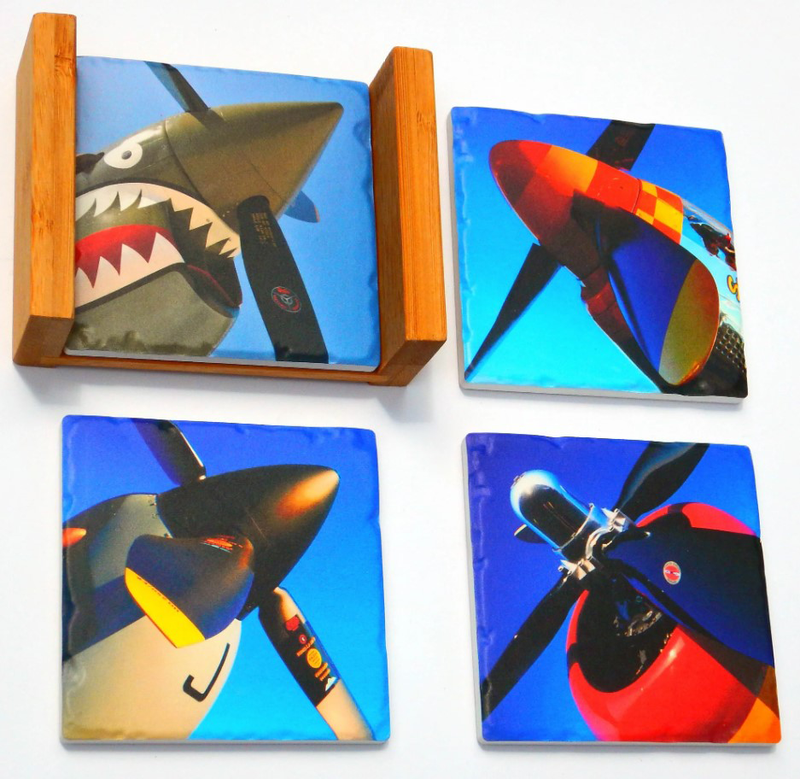 Allied Fighters of WWII: 1st Edition Coaster Set