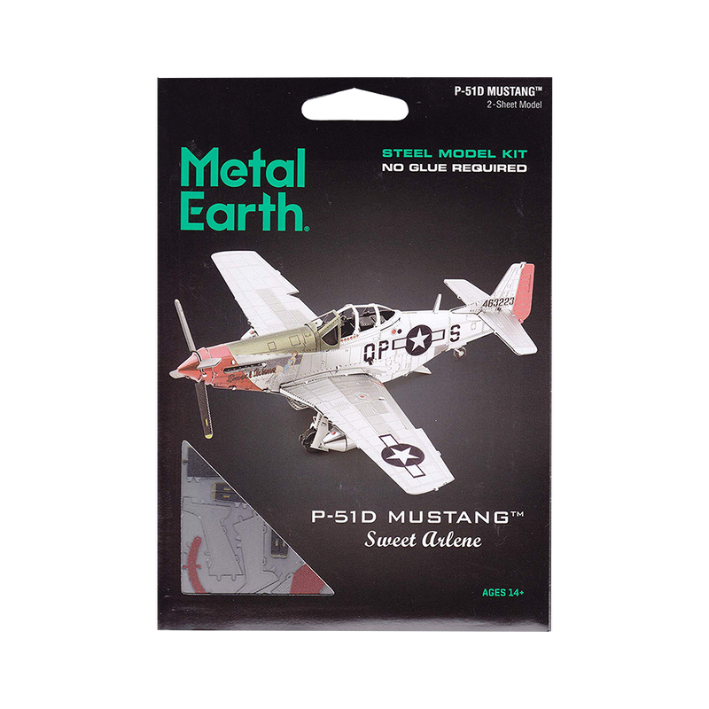 Metal Earth P-51D Mustang Sweet Arlene Model
