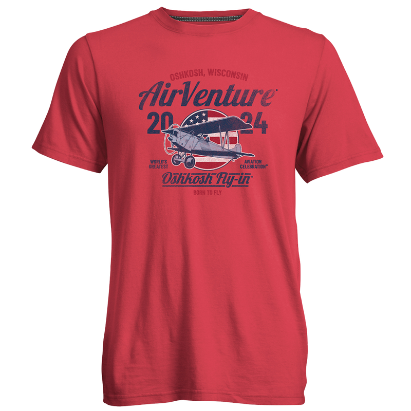 EAA AirVenture Oshkosh 2024 Born to Fly T-Shirt