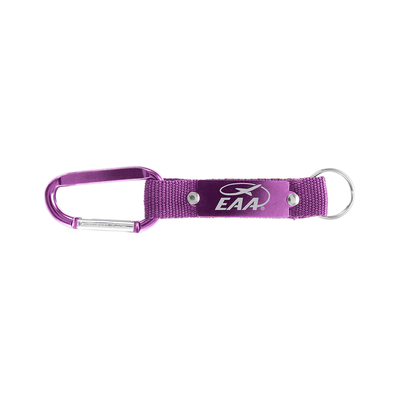 EAA Purple Carabiner Keychain