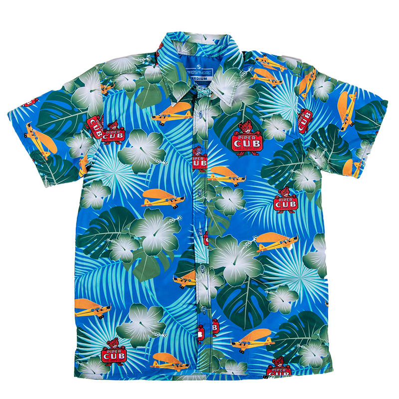 Vintage Piper Cub Hawaiian Shirt