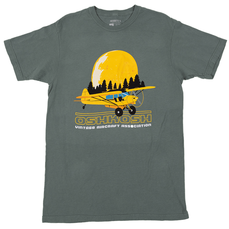 Vintage Aircraft Association Super Cub Big Tire T-Shirt