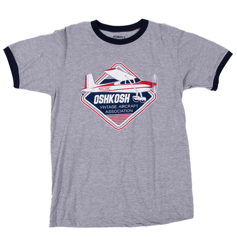 Cessna 180 Ringer T-Shirt