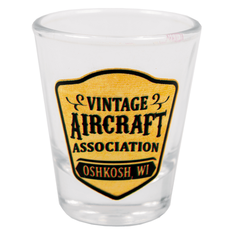 Vintage Aircraft Association Shot Glass