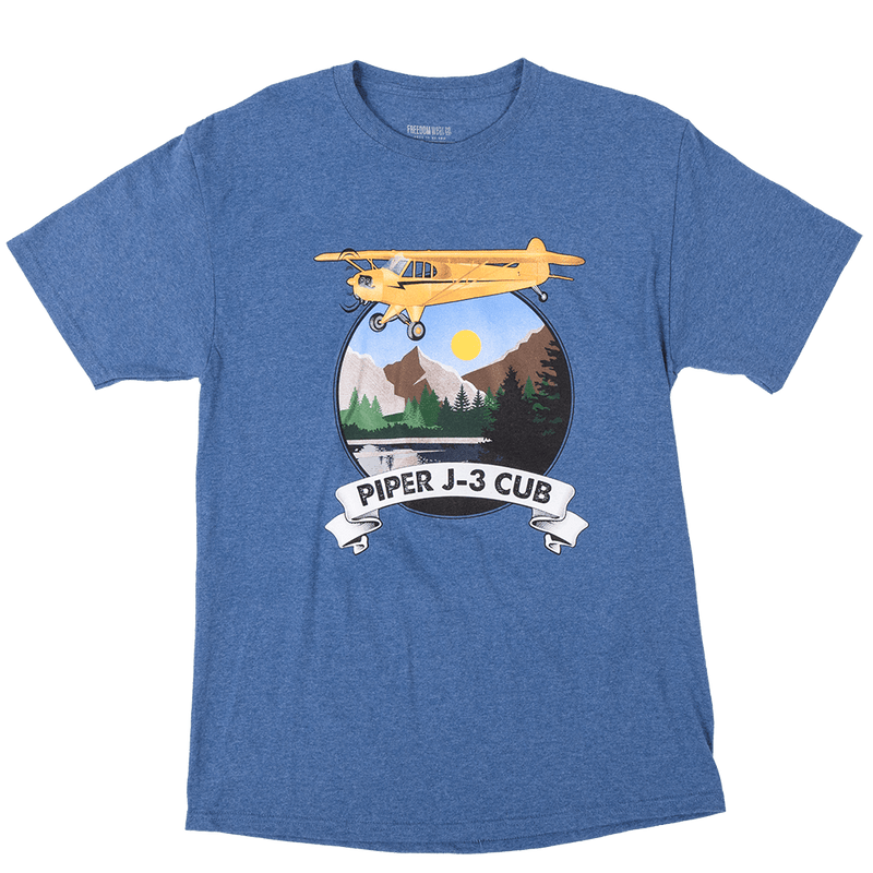 Vintage Aircraft Association Cub on the Water T-Shirt
