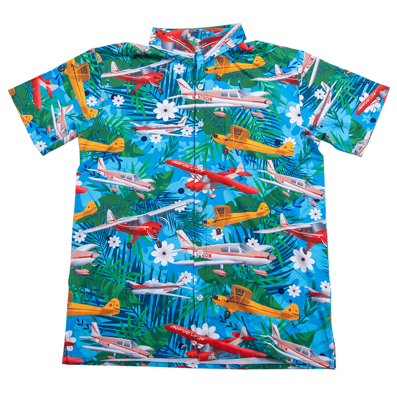 Vintage Aircraft Association 2025 Piper Hawaiian Shirt