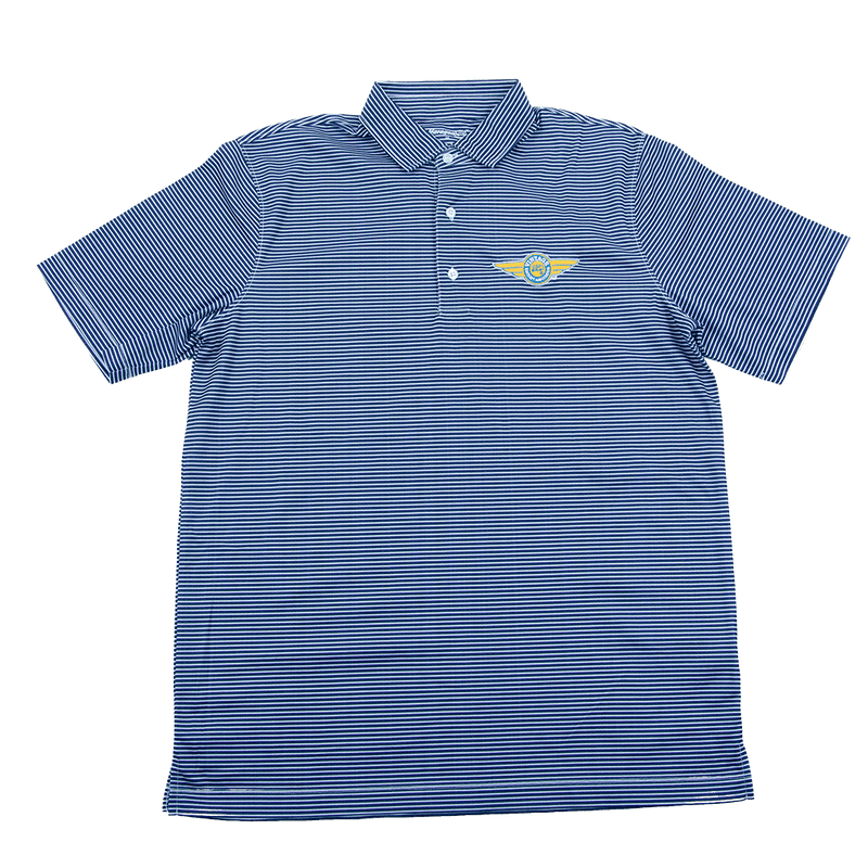 Vintage Aircraft Association Paragon Striped Polo