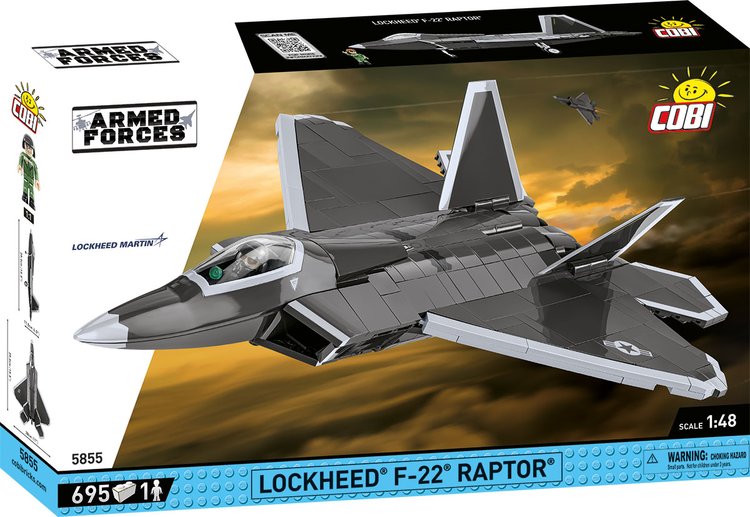 COBI Lockheed F-22 Raptor Fighter Jet