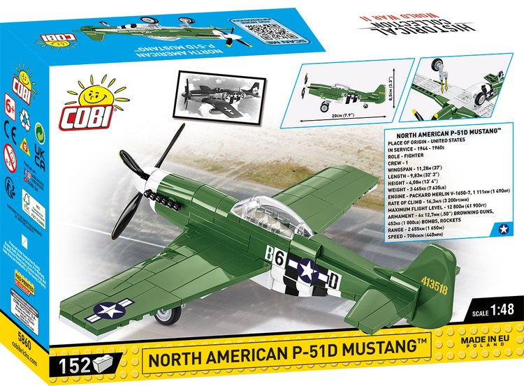 COBI North American P-51D Mustang Set