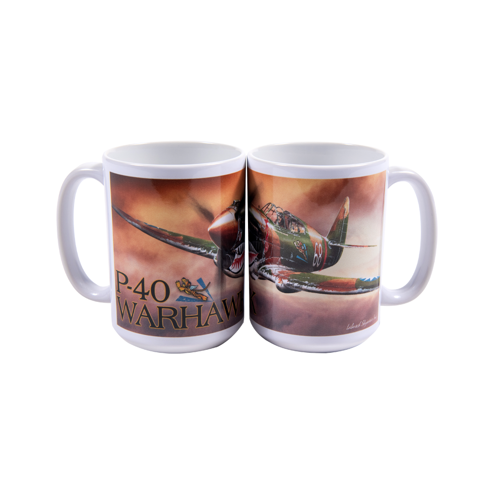 P-40 Warhawk Ceramic Mug – Shop EAA Merchandise