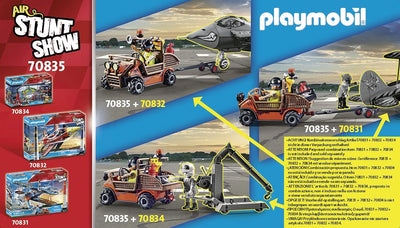 Playmobil Air Stunt Show Mobile Repair Service