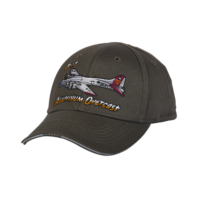 EAA B-17 Aluminum Overcast Large Crew Jacket with Hat Bundle