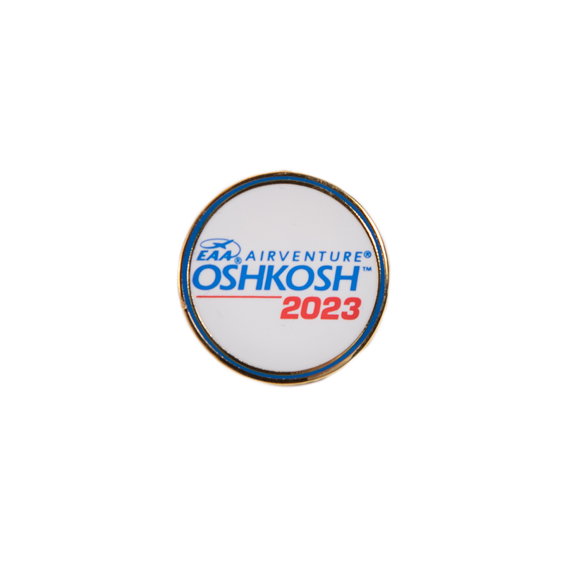 EAA AirVenture Oshkosh 2025 Round Pin