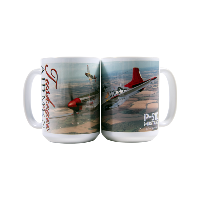 P-51D Mustang Tuskegee Airmen Ceramic Mug