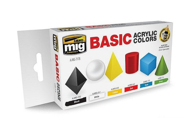 AMMO Basic Acrylic Colors Model Paint Set