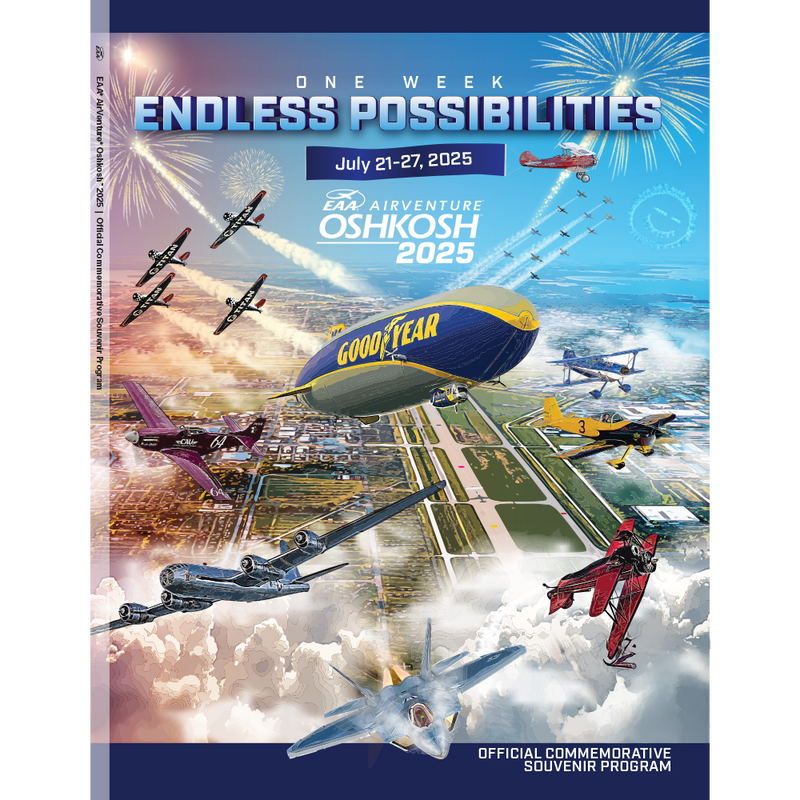 EAA AirVenture Oshkosh 2025 Official Commemorative Souvenir Program