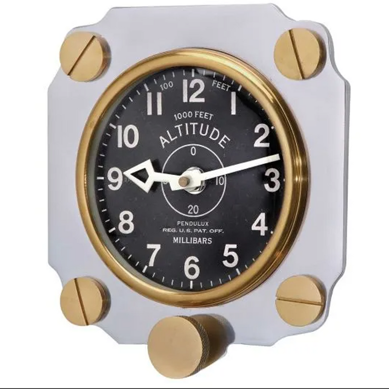 Wall Clock Altimeter- Aluminum