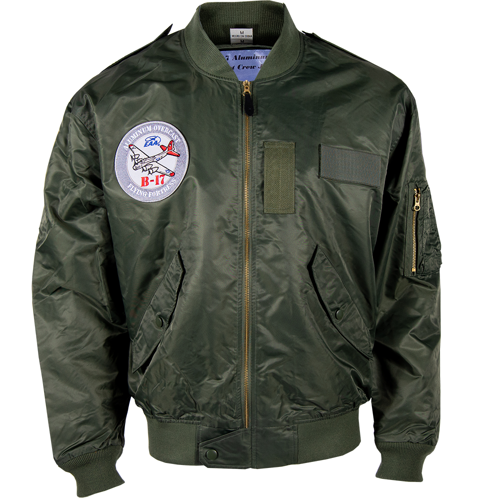 EAA B-17 Aluminum Overcast Crew Jacket, Medium – Shop EAA Merchandise