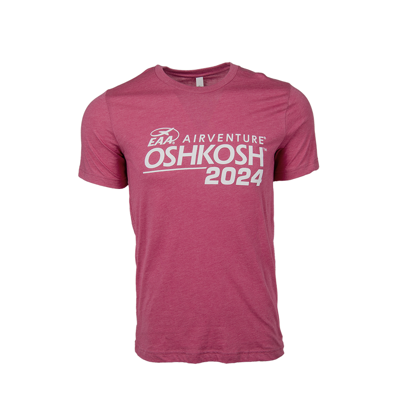 EAA Bella + Canvas AirVenture Oshkosh 2024 T-Shirt