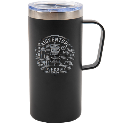 EAA AirVenture Oshkosh Camp Scholler Landmarks Travel Mug, 20oz.